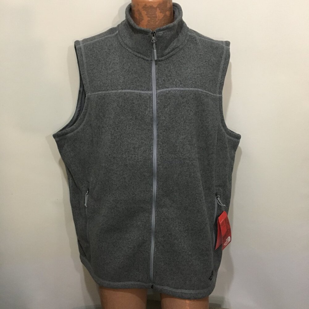 The North Face 2XL Gray Fleece Vest NEW Cisco Partners CDW